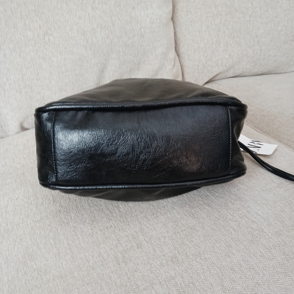 Zara black leather shoulders bag - Picture 3 of 12